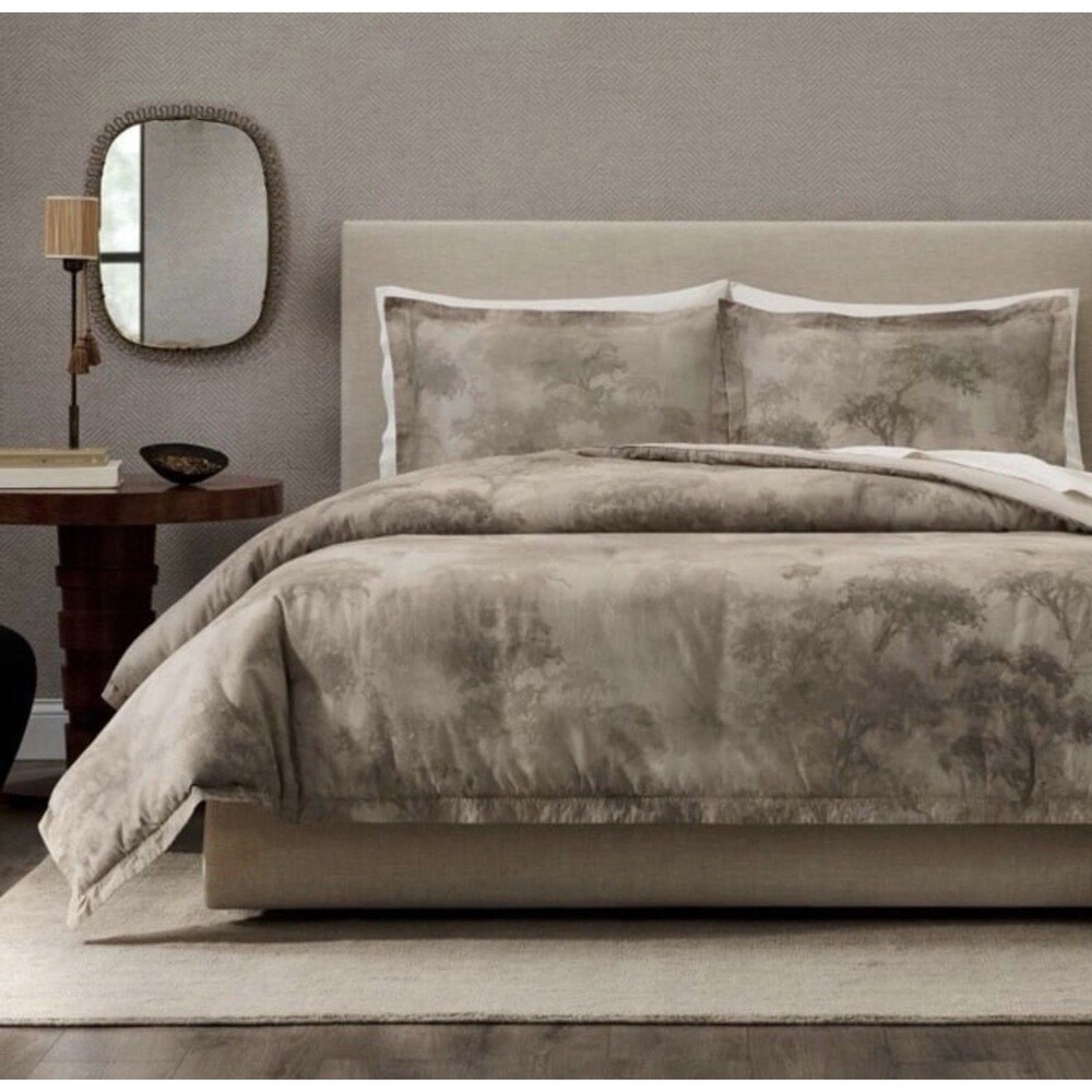Jeremiah Brent Home 3pc King 'Walk in the Woods' Cotton Duvet Set New